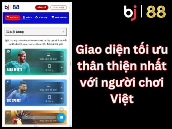 Giao diện thận thiện với người dùng