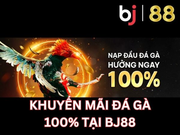 Khuyến mãi đá gà 100% tại nhà cái Bj88 (3)